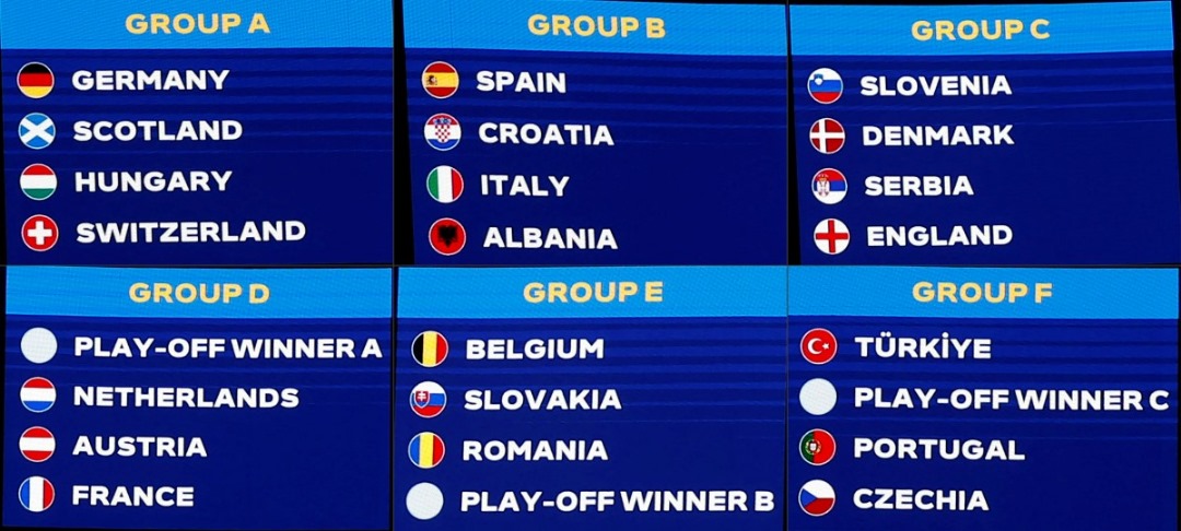 Italy and Spain set to clash in Euro 2024 group stage