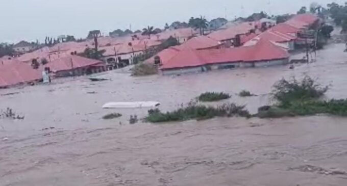 Over 100 houses submerged as flood ravages trademore estate in FCT