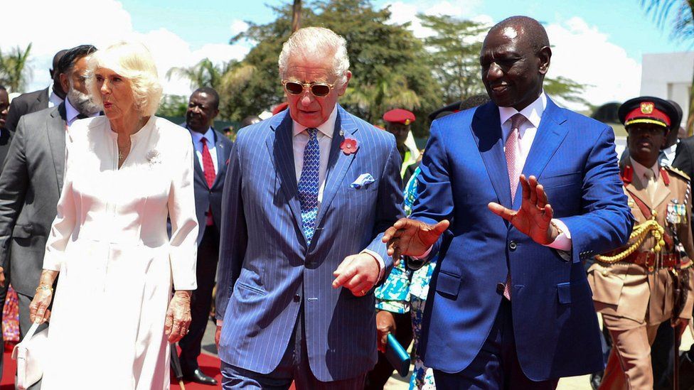 King Charles visits Kenya