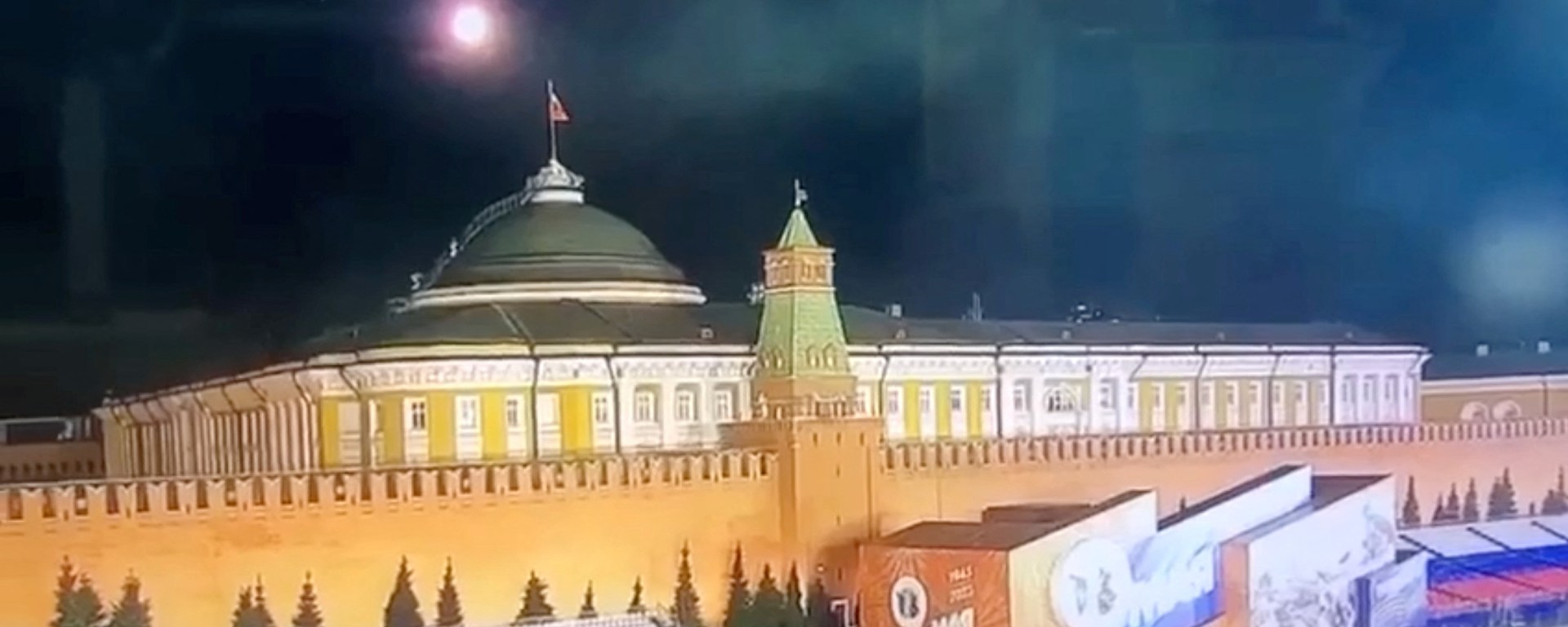 Russia claims to have foiled a terrorist assassination attempt against President Vladimir Putin after two drones were shot down over the Kremlin.