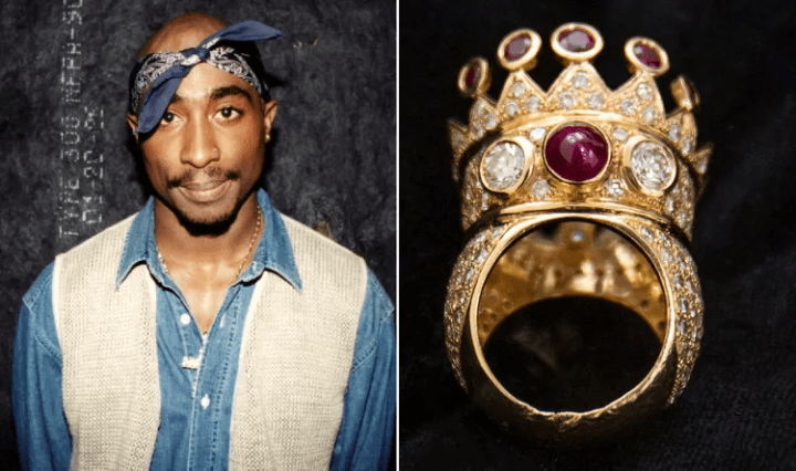 Late rapper Tupac's crown gold ring sold for $1 million in New York auction