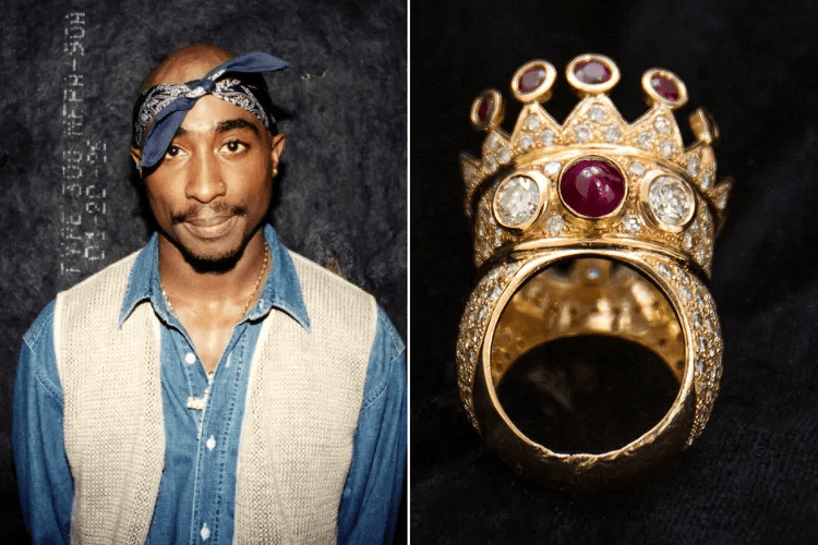 Late rapper Tupac's crown gold ring sold for $1 million in New York auction