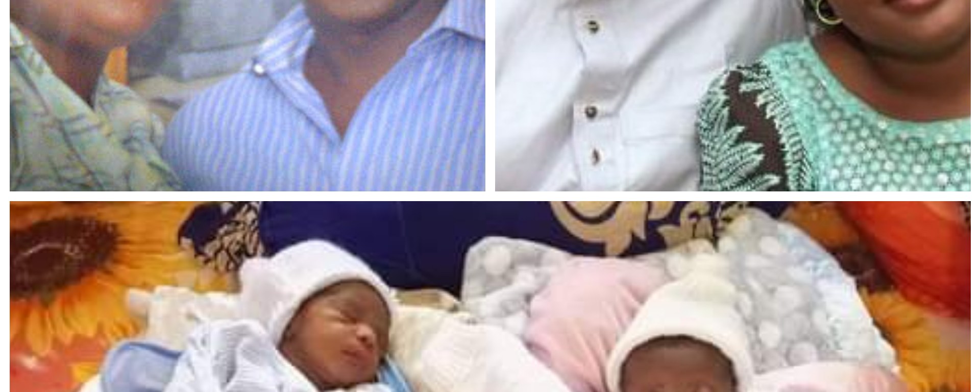 Nigerian couple's 22 year wait ends with the arrival of twins