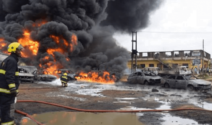 Gas cylinder explosion in Lagos leaves four injured