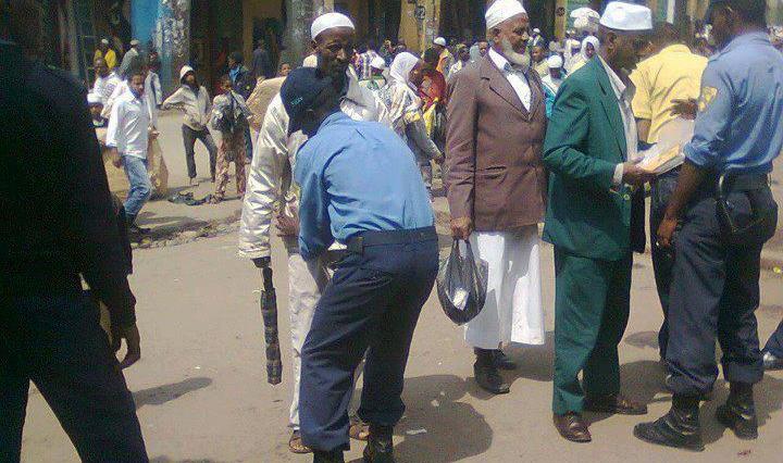 Ethiopia's capital witnessed clashes between muslims and police following friday prayers