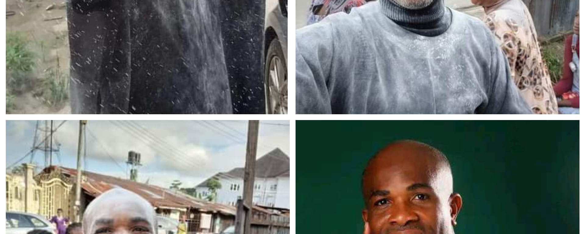 Nigerian man celebrates fatherhood after 10 years of waiting (pictures)