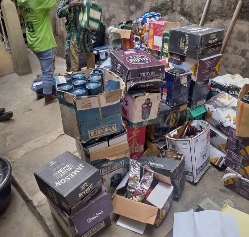 NAFDAC busts illegal alcohol factory in Lagos, seizes N200m goods