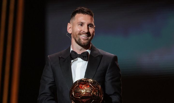 Lionel Messi wins his eighth Ballon d'Or award