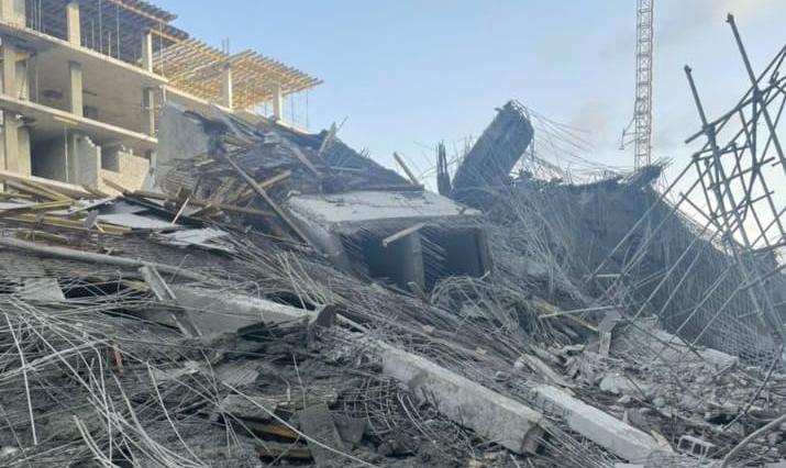 Lagos authorities allege that a seven-story building in Banana Island collapsed due to lack of permit