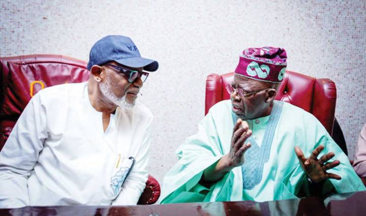 Akeredolu urges Tinubu to prioritize important matters over frivolities