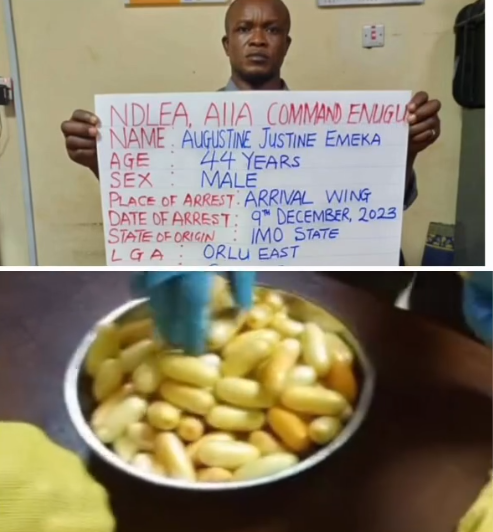 NDLEA arrest businessman with cocaine at Enugu airport