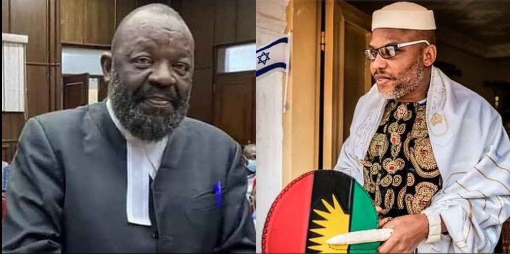 DSS blocks Nnamdi Kanu’s legal team from seeing him — Ejimakor