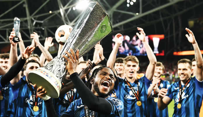 Lookman's historic hat-trick secures Europa League triumph for Atalanta over Leverkusen