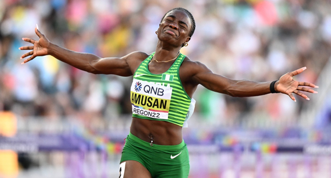 Tobi Amusan initiates world title defense with effortless victory in 100m hurdles heat