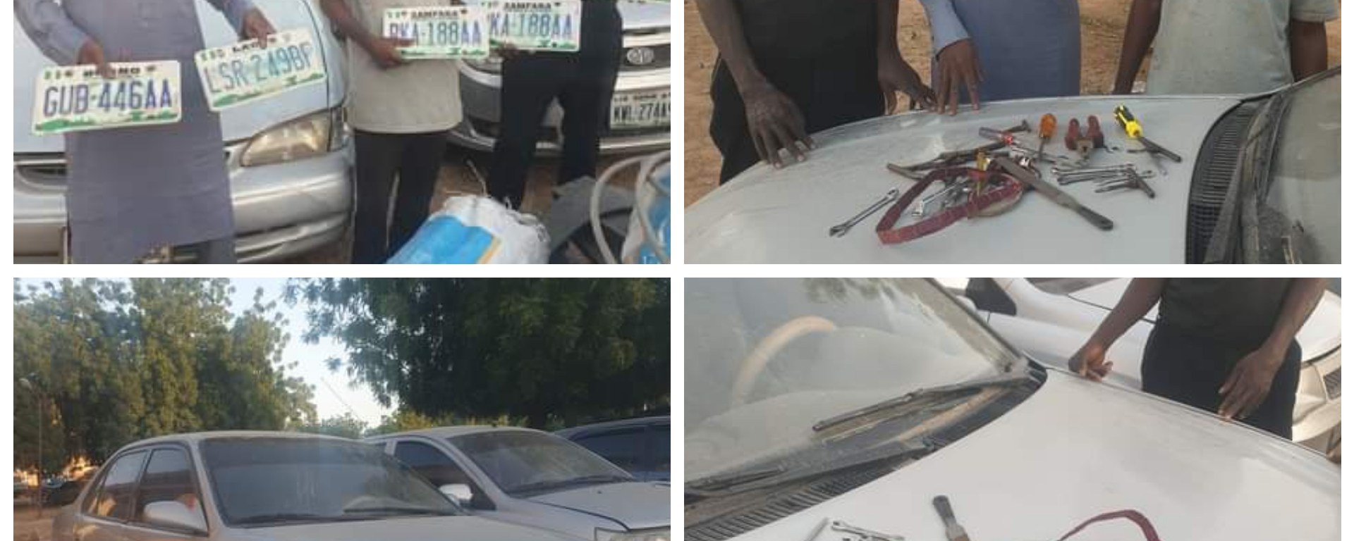 Jigawa police arrest three suspected notorious car thieves