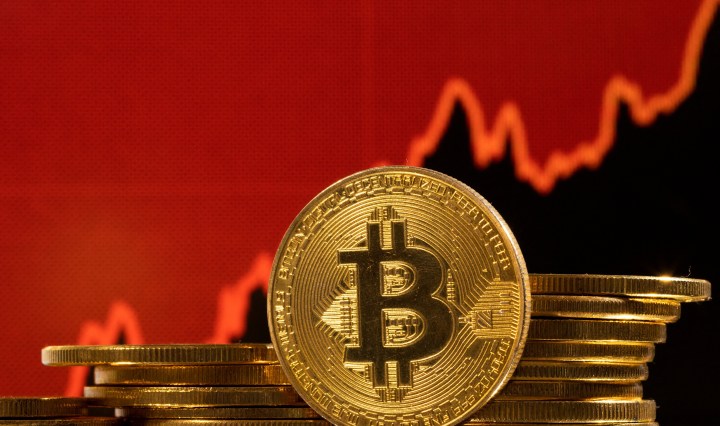 Bitcoin reaches eight-month high, stands at $45,000