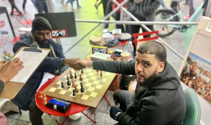 Nigerian chess master Tunde Onakoya teams up with US counterpart Martinez in marathon record attempt