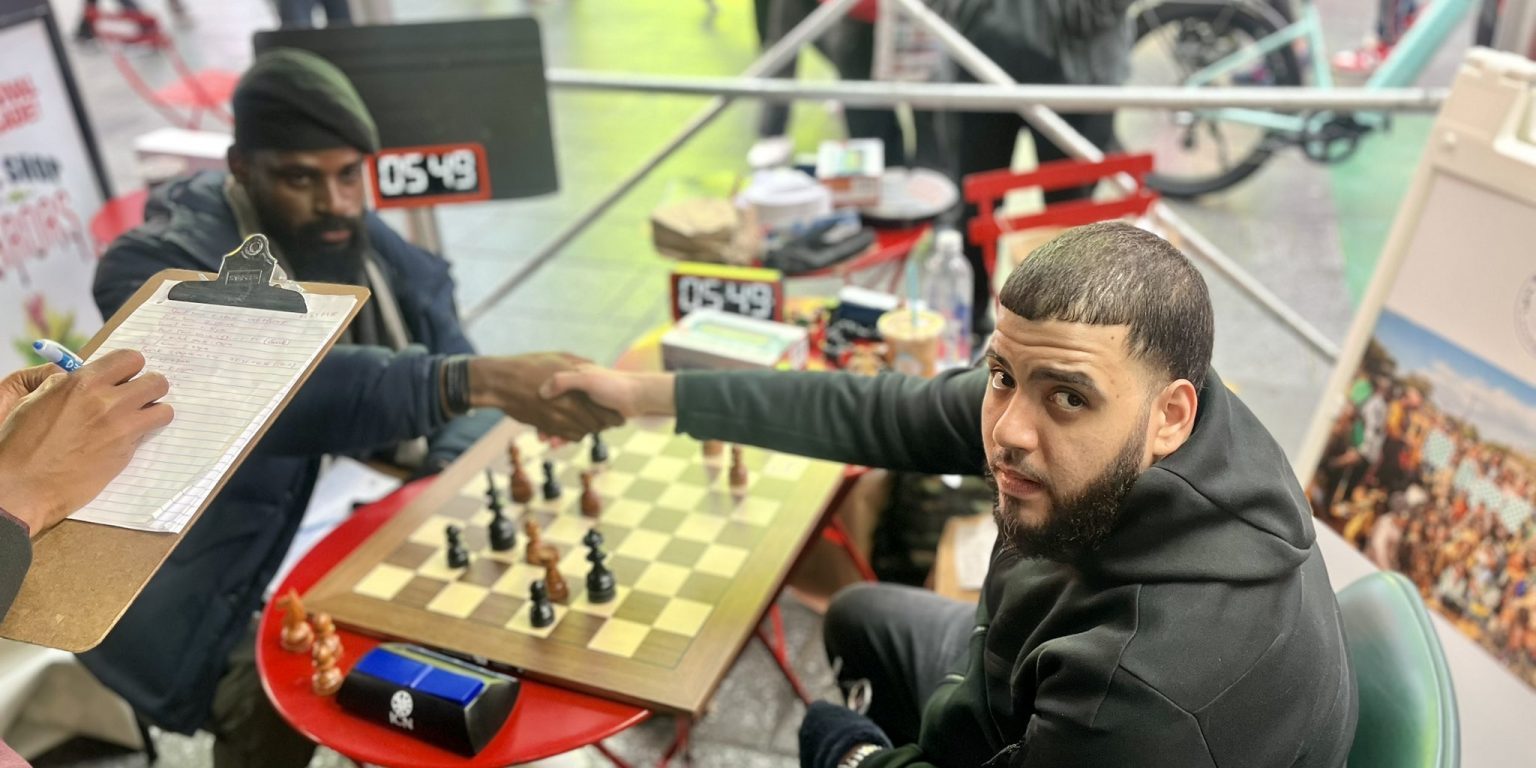 Nigerian chess master Tunde Onakoya teams up with US counterpart Martinez in marathon record attempt