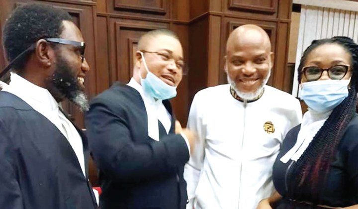 UK court of appeal sets June 22 for Kanu's extraordinary rendition appeal hearing