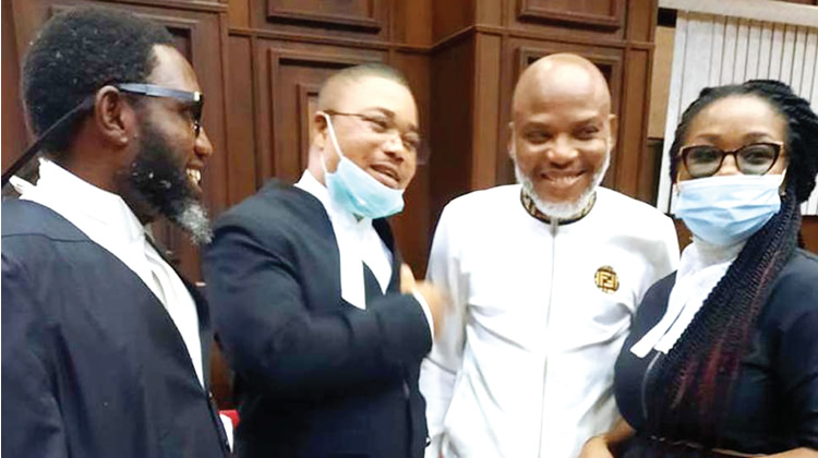UK court of appeal sets June 22 for Kanu's extraordinary rendition appeal hearing