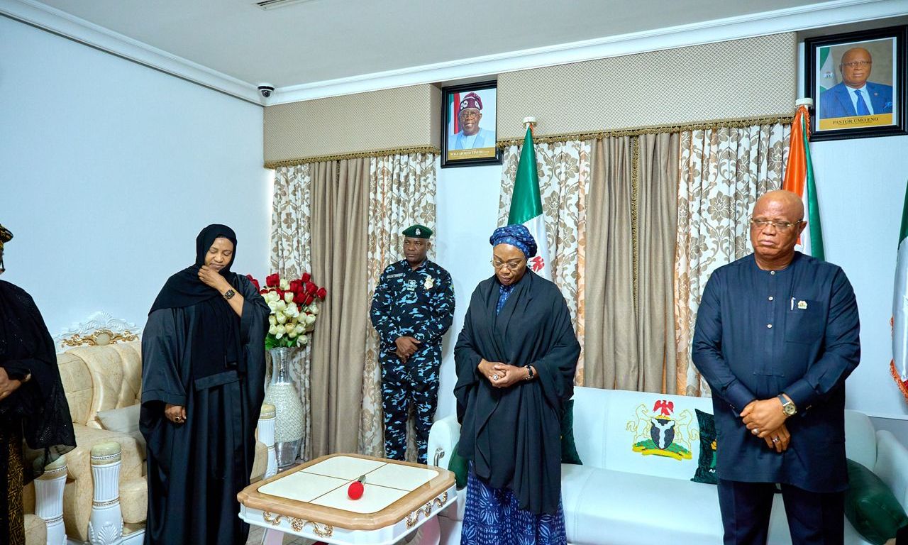 Oluremi Tinubu visits Akwa Ibom gov over wife’s death