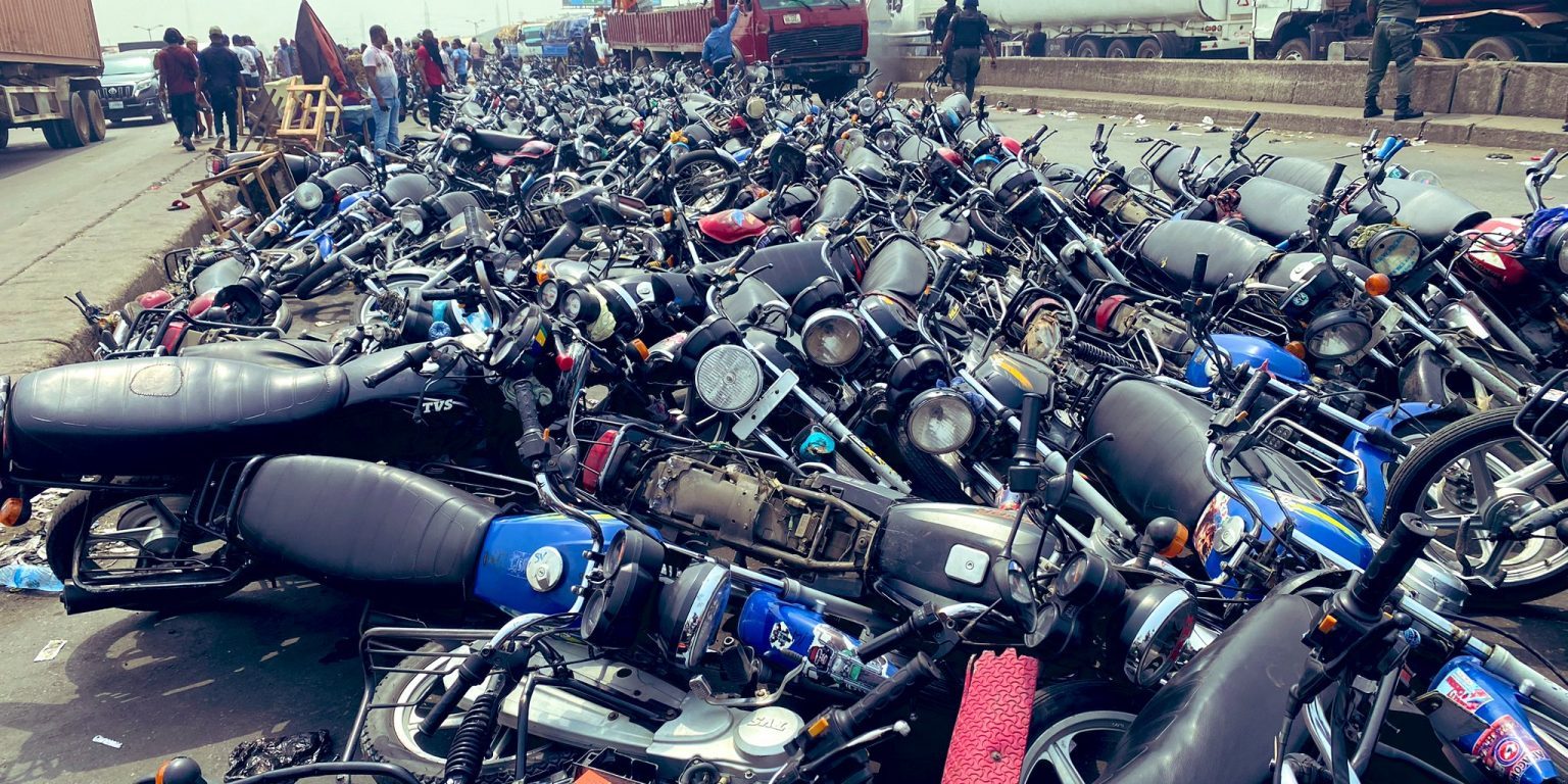 Lagos taskforce takes strict action, seizing 952 motorcycles within two weeks