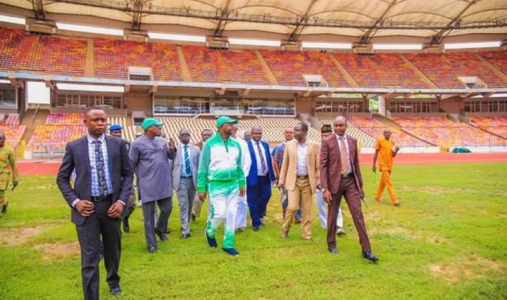 National Stadium temporary closed due to collapsed floodlight