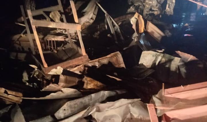 Gas tanker explosion in Lagos wipes out 18 shops