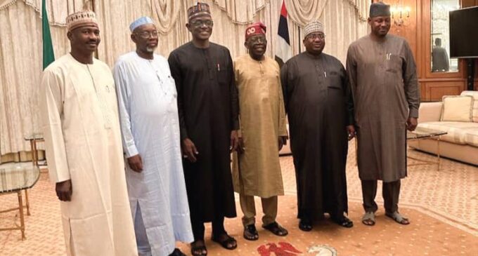 Tinubu holds meeting with governors of states sharing boundaries with Niger