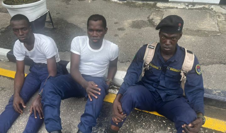 Nigerian navy arrests three impersonators in Lagos