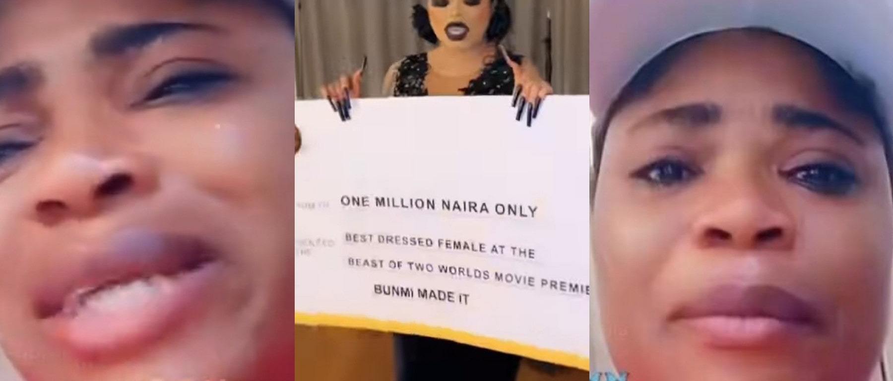 Eniola Ajao cries out to Nigerians for support, denies presenting Bobrisky award