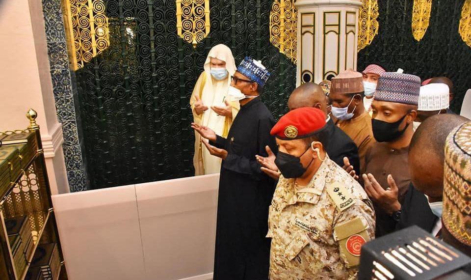 Buhari meets with Bawa, Buratai, and others in Saudi Arabia