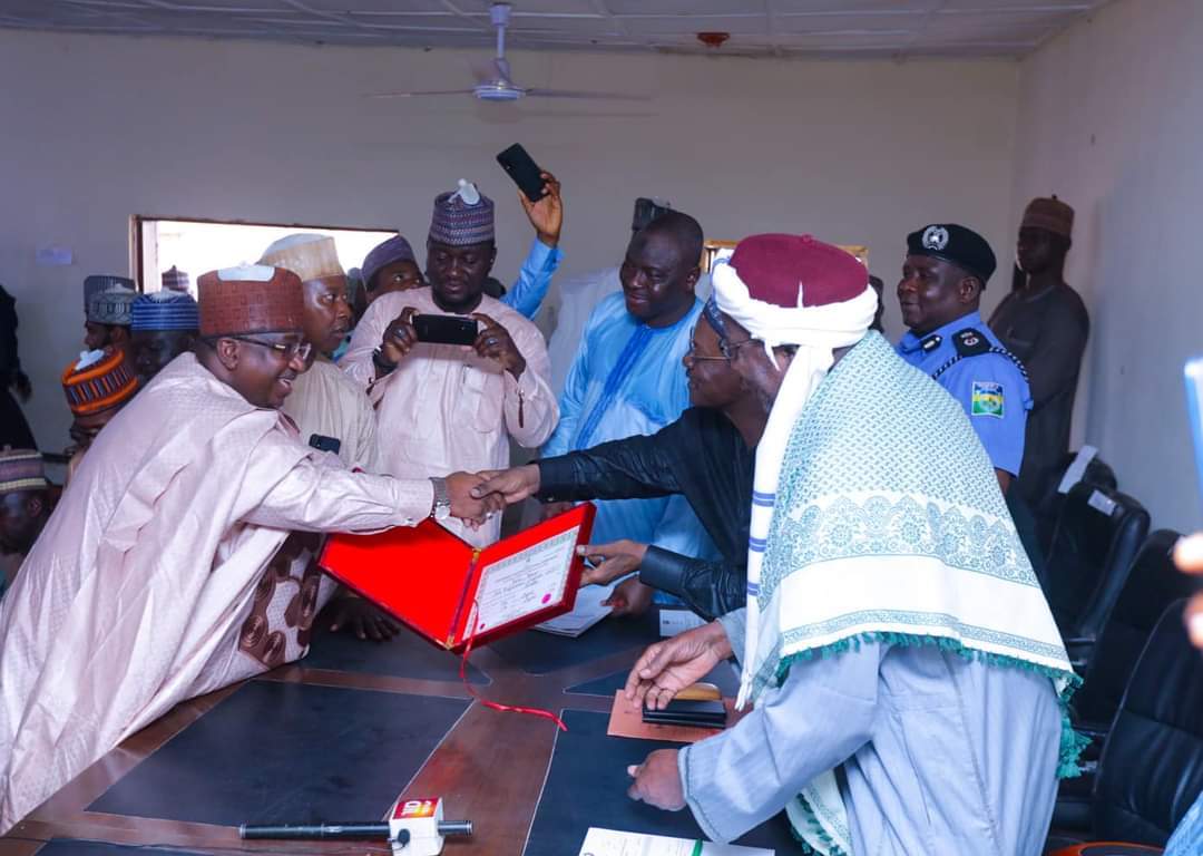 Dr Nasir Idris, receives certificate of return as Kebbi Governor-elect