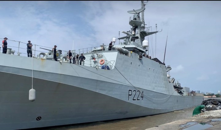 UK warship arrives in Nigeria to enhance maritime security