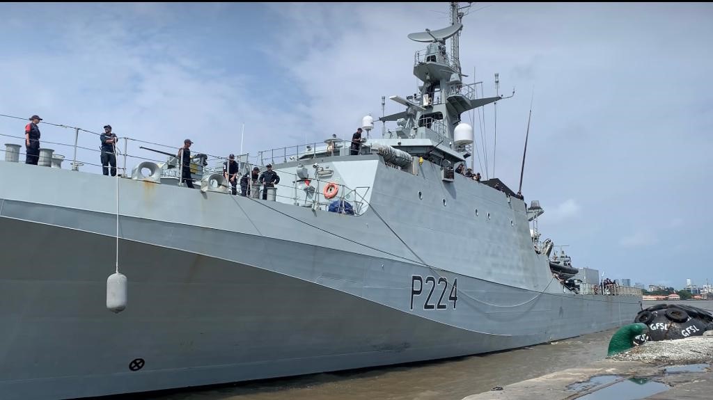 UK warship arrives in Nigeria to enhance maritime security