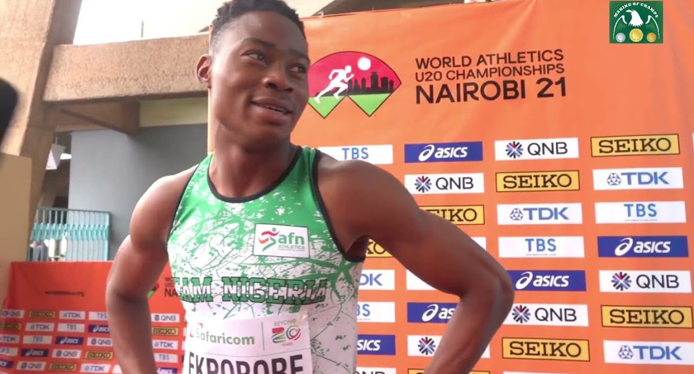 Ekporere sets ambitious goal to break world record, following in Amusan's footsteps