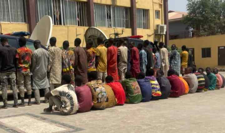 NSCDC arrest 42 bandits posing as miners in FCT AGS NEWS