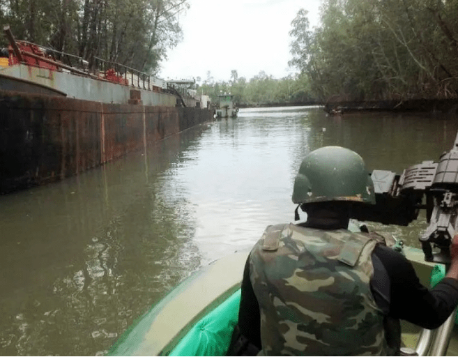 Navy seizes stolen crude worth N8.6 billion in Niger Delta operation
