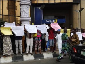 Shareholders stage protest at First Bank headquarters over AGM disruption