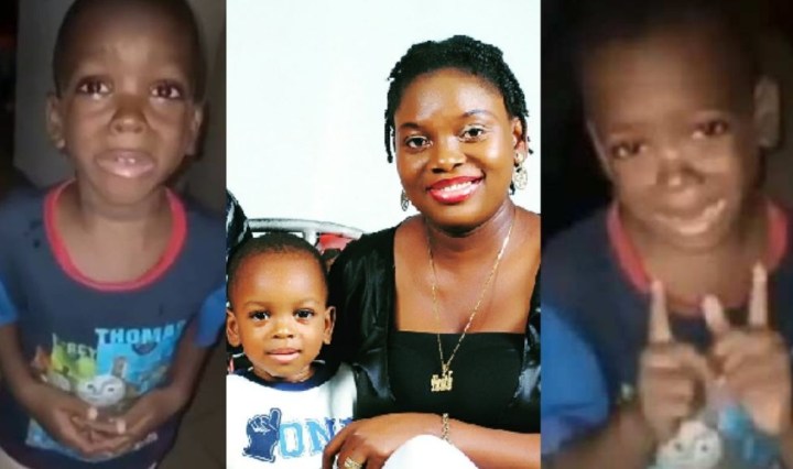 Police detain husband following suicide of 'mummy be calming down' boy's mother