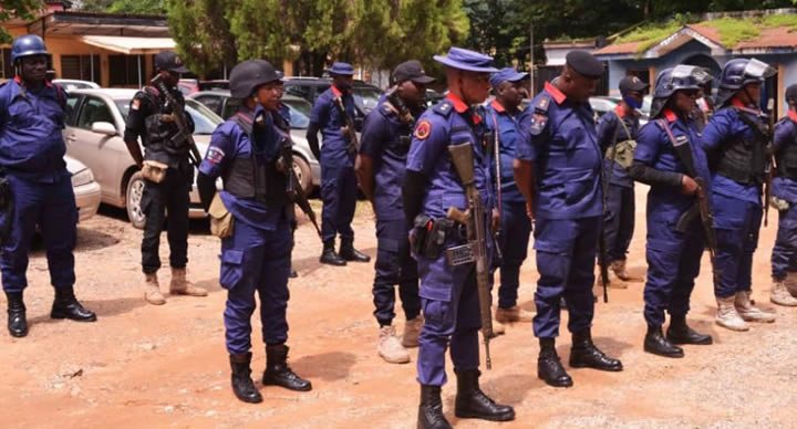 NSCDC parades oil thieves in Rivers state