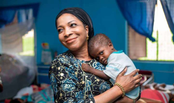 Abia first lady pays surprise visit to rescued inmates of baby factory