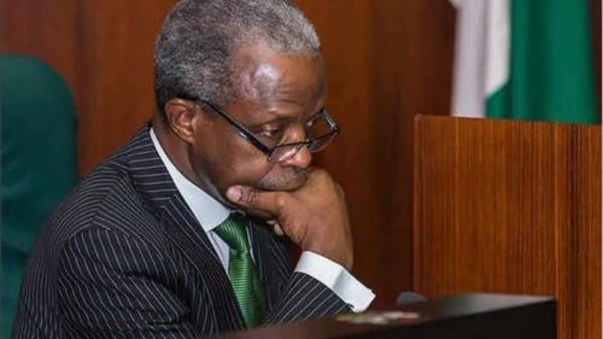 Twitter removes Osinbajo's verification badge