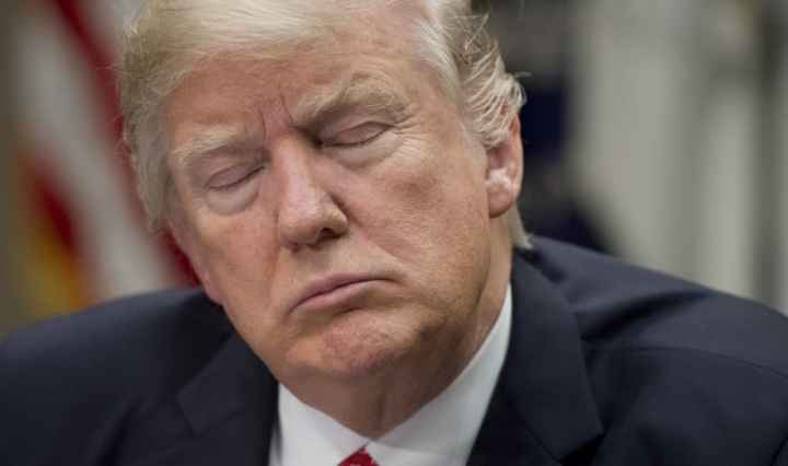 Trump reportedly slept off on first day of his criminal trial