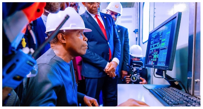 Vice President Osinbajo, inaugurates AFAM 3 power plant, affirms Nigeria’s electricity market has tremendous potential