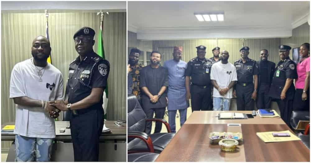 Davido meets Lagos Commissioner of Police in preparation for 'Timeless' concert