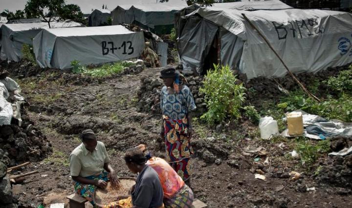 Attack on DR Congo displacement camp leaves thirteen dead