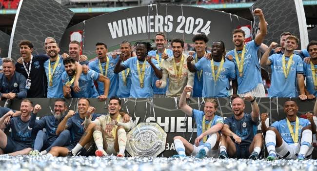 Manchester City beat Manchester United On Penalties after 1-1 draw to win Community Shield