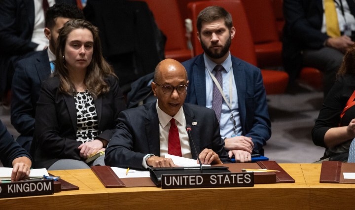 US rejects immediate Gaza ceasefire at UN security council meeting