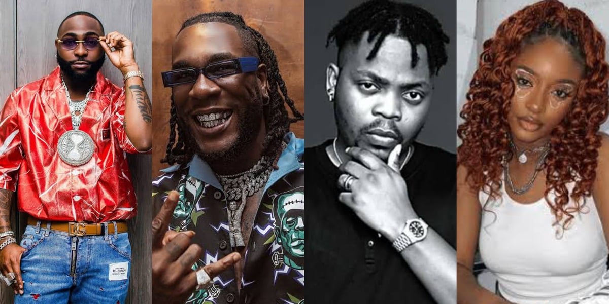 Nigerian music stars Burna Boy, Davido, Asake, and more secure grammy nominations